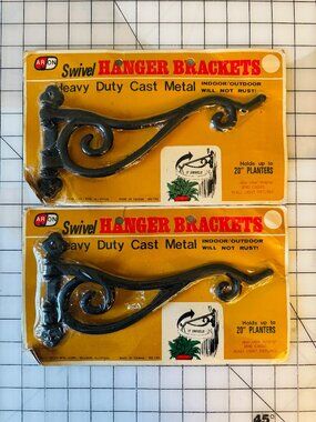 Vintage Arjon MFG Swivel Hanger Brackets